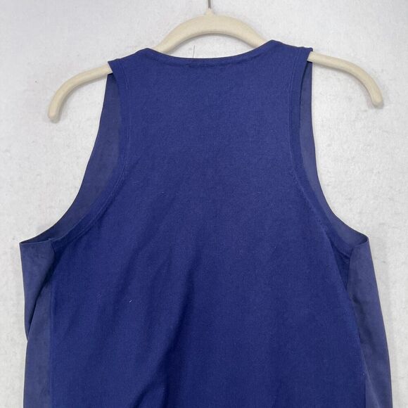 INC International Concepts Vest Women M Purple Fringe Open Waterfall Western - Picture 5 of 10